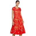 BIBA Womens Round Neck Printed Kurta