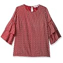 BIBA Womens Round Neck Printed Top