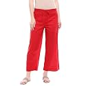 BIBA Womens Solid Palazzo Pants