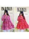BIBHATSU Casual Floral Print Women Multicolor Top