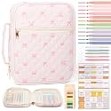 Bible Cover Case for Women Bible Bag w/Handles Bible Study Supplies