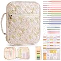 Bible Cover Case for Women Bible Bag w/Handles Bible Study Supplies