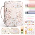 Bible Cover Case for Women Bible Bag w/Handles Bible Study Supplies