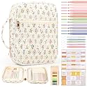 Bible Cover Case for Women Bible Bag w/Handles Bible Study Supplies