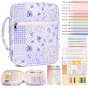 Bible Cover Case for Women Bible Bag w/Handles Bible Study Supplies
