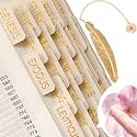 Bible Tabs Neutral Cream, Laminated Bible Tabs Women &amp; Men, Christian Gifts, Large Print Bible Tabs for Easy Navigation, Bible Book Index Tabs Labels, Bible Study Supplies with Feather Bookmark
