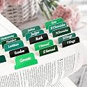 Bible Tabs for New Testament, Large Font, Laninated Intex Tabs