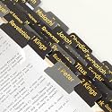 Bible Tabs for New Testament, Large Font, Laninated Intex Tabs