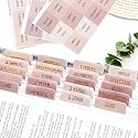 Bible Tabs for New Testament, Large Font, Anti-Wrinkle Intex Tabs
