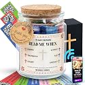 Bible verse jar - Christian Christmas gifts for women, mom, dad, teen, wife - christian gifts, Mother in law birthday gift, Back to college dorm decor, christian home decor, bible accessories women