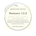 Bible Verse Morse Code Bracelet: S925 Sterling Sliver Scripture Bracelets