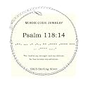 Bible Verse Morse Code Bracelet: S925 Sterling Sliver Scripture Bracelets