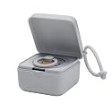 BIBS Pacifier Box with Loop for Storing &amp; Carrying Soothers | 100% BPA Free Material | Designed &amp; Made in Denmark | Cloud