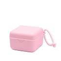 BIBS Pacifier Box, Sterilizer Case, Clean &amp; Travel-Friendly, Baby Pink