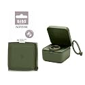 BIBS Pacifier Box with Loop for Storing &amp; Carrying Soothers | 100% BPA Free Material | Designed &amp; Made in Denmark | Hunter Green