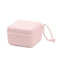BIBS Pacifier Box with Loop for Storing &amp; Carrying Soothers | 100% BPA Free Material | Designed &amp; Made in Denmark | Blossom