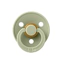 Bibs Pacifiers, Natural Rubber Baby Pacifier, Round Nipple, Pack of 1, BPA Free - 6+ Months, Size 2- Sage, Colour Collection
