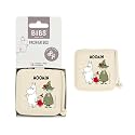 Moomin x BIBS Pacifier Box, Sterilizer Case, Clean &amp; Travel-Friendly, Ivory
