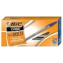 BIC Cristal Xtra Bold Ballpoint Pen, Bold Point (1.6mm) For Vivid And Dramatic Lines, Blue, 24-Count (Pack of 18, 432 Count Total)