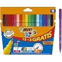 BIC Visa Coloring Felt Pens (Yellow)