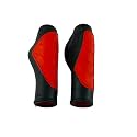 Bicycle Handle Grip 12.5cm Length Dual Color Black-Red Non Toxic Soft Rubber Anti-Slip MTB/City Bicycle Bike