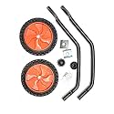 Bicycle Training Wheels Set for 24-inch with Support Arms, Multicolor Wheels