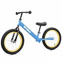 bicystar 16 Inch Balance Bike for Kids 5-8 with Air Tires