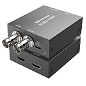 BiDirect HDMI/SDI Converter,3G Micro SDI/HDMI BiDirectional Converter Built in ESD Protection Circuit,Adaptive Input Resolution and Stereo Audio De-embedder for Camera Monitor Projector 1080P