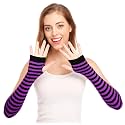 Bienvenu Punk Gothic Rock Long Arm Warmer Fingerless Gloves