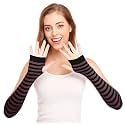 Bienvenu Punk Gothic Rock Long Arm Warmer Fingerless Gloves