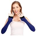 Bienvenu Punk Gothic Rock Long Arm Warmer Fingerless Gloves