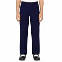 Bienzoe Adjustable Waist Girls Pants: School Uniform Straight Leg