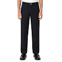 Bienzoe Boys School Uniform Pants: Adjustable Waist Flat Front