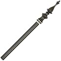 Bieye SS020 Lampshade Support with Finial for Tiffany Style Stained Glass Floor Lamp Table Lamp (G3/8 155mm Bronze Crown)
