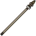 Bieye SS025 Lampshade Support with Finial for Tiffany Style Stained Glass Floor Lamp Table Lamp (G3/8 155mm Bronze Acorn)