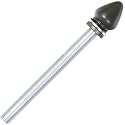 Bieye SS032 Lampshade Support with Finial for Tiffany Style Stained Glass Floor Lamp Table Lamp (G3/8 125mm All Thread)