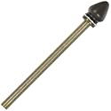 Bieye SS035 Lampshade Support with Finial for Tiffany Style Stained Glass Floor Lamp Table Lamp (G3/8 155mm All Thread)