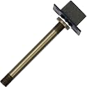 Bieye SS038 Lampshade Support with Finial for Tiffany Style Stained Glass Floor Lamp Table Lamp (G3/8 110mm Bronze Cube)