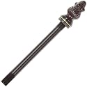 Bieye SS040 Lampshade Support with Finial for Tiffany Style Stained Glass Floor Lamp Table Lamp (G3/8 125mm Brown Acorn)