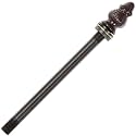 Bieye SS042 Lampshade Support with Finial for Tiffany Style Stained Glass Floor Lamp Table Lamp (G3/8 145mm Brown Acorn)