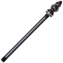 Bieye SS043 Lampshade Support with Finial for Tiffany Style Stained Glass Floor Lamp Table Lamp (G3/8 155mm Brown Acorn)