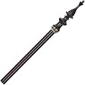 Bieye SS048 Lampshade Support with Finial for Tiffany Style Stained Glass Floor Lamp Table Lamp (G3/8 155mm Brown Crown)