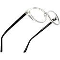 Bifocal Black Cat Eye Readers Clear Lens
