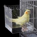 Big Hanging Bird Bath Cage, Cleaning Pet Supplies Cockatiel Bird Bathtub