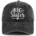 Big Bro Big Sister Hat for Girls Boys Age 3-10, Little Boy Girl Gifts Cap