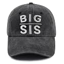 Big the Brother sister Hats for Boys girls, big bro sis Embroidered Cap
