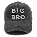 Big the Brother Sister Hats for Boys Girls, Funny Adjustable Kids Big bro sis Embroidered Baseball Cap