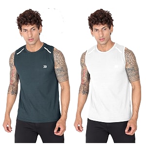 Big Button Mens Dry Fit Stretchable Cut