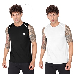 Big Button Mens Dry Fit Stretchable Cut
