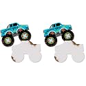 Big Dot of Happiness Smash and Crash - Monster Truck - Shaped Thank You Cards - Boy Birthday Party Thank You Note Cards with Envelopes - Set of 12 (Pack of 2)